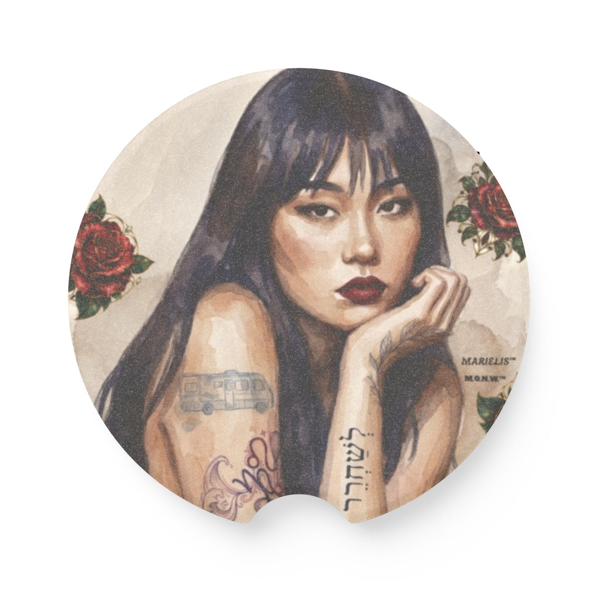 MARIELIS™ Edition Soapstone Car Coaster