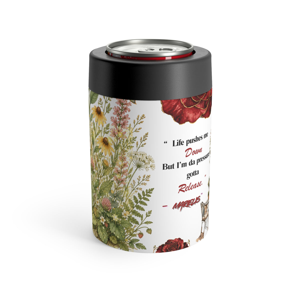 Vintage Botanical Garden Can Holder