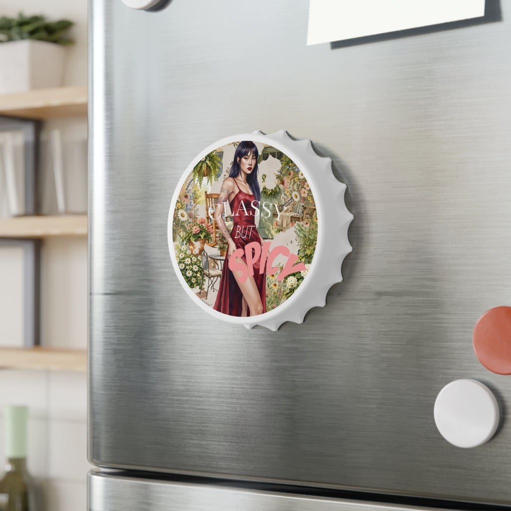 Marielis™ Woman Portrait Art Bottle Opener