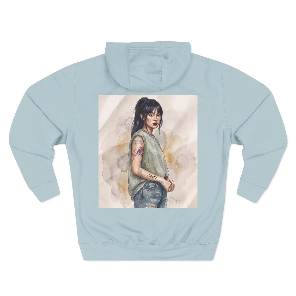 Pain Is the Teacher, Love Is the Lesson Three-Panel Fleece Hoodie