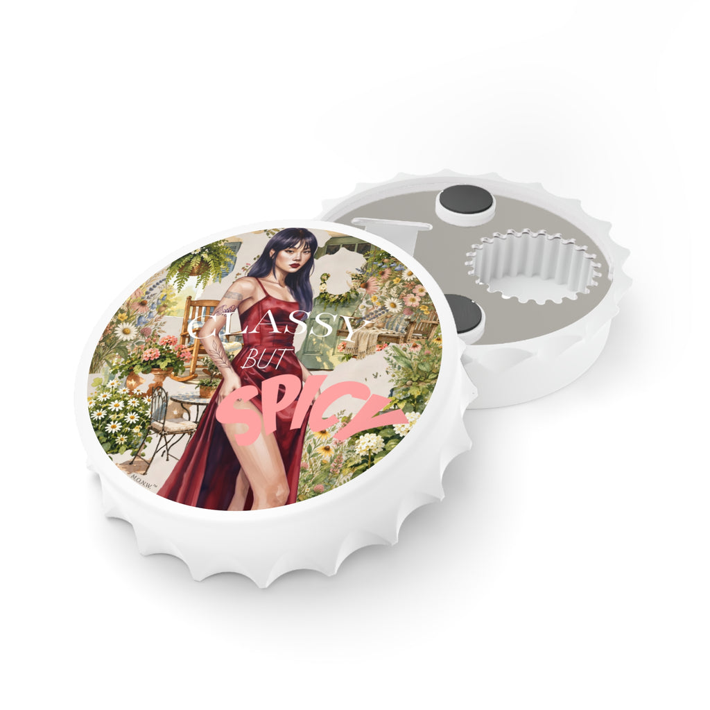 Marielis™ Woman Portrait Art Bottle Opener