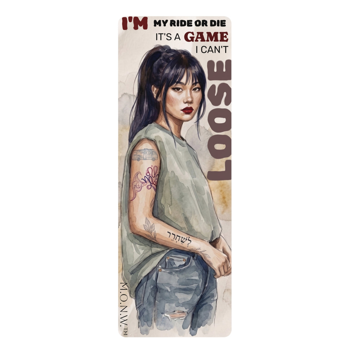 Ride or Die Game Yoga Mat